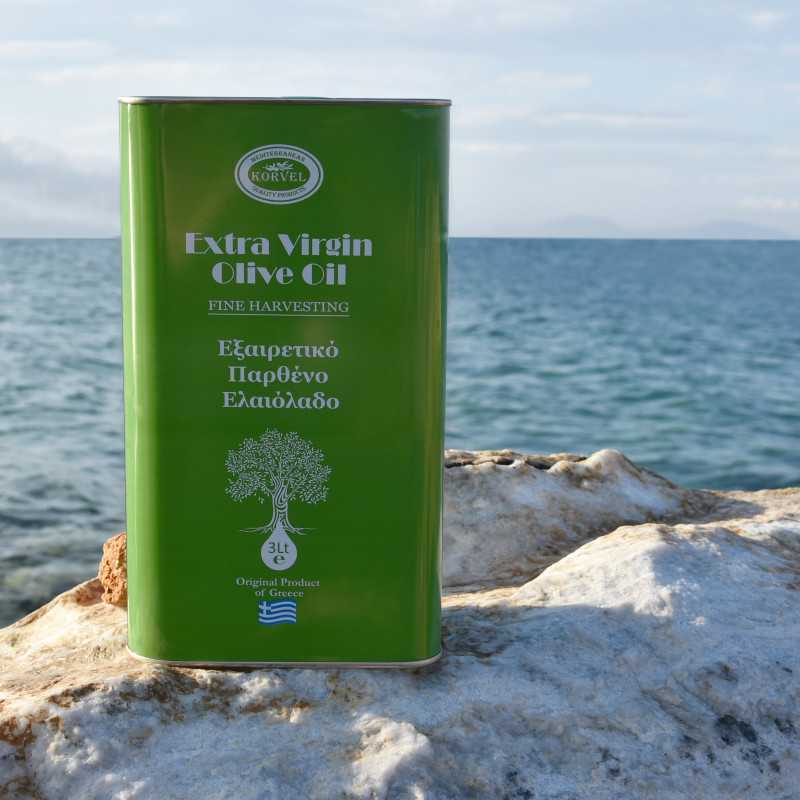 Korvel Greek Extra Virgin Olive Oil - calitate premium și gust mediteranean autentic