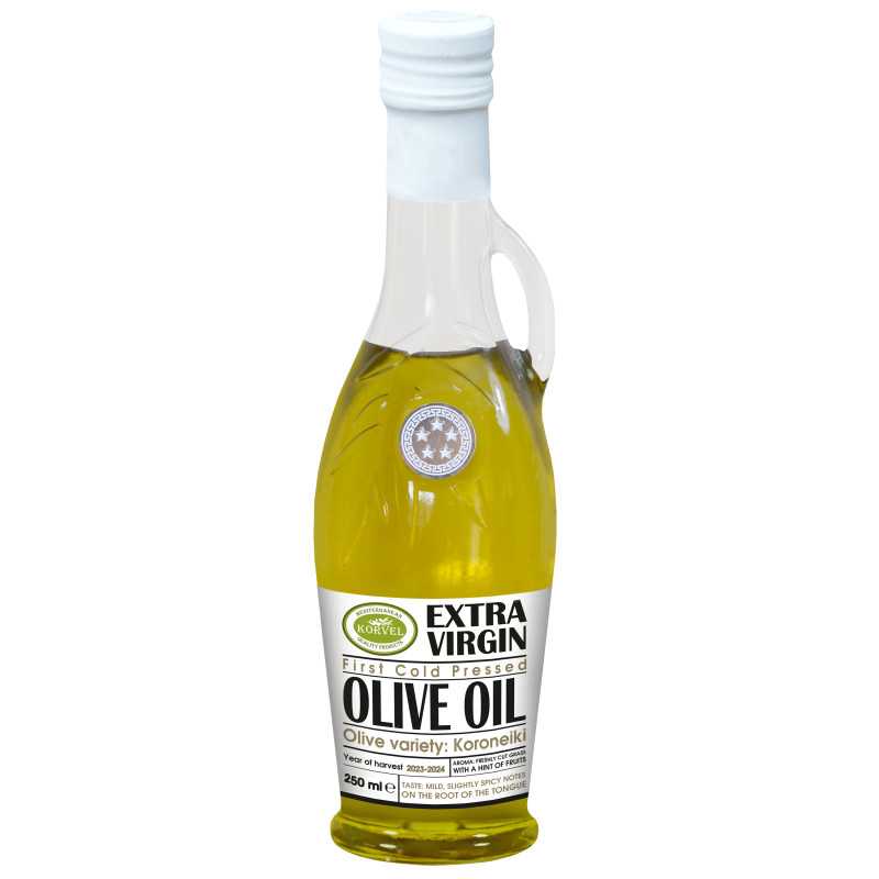 Aceite de oliva virgen extra griego Korvel: calidad superior y auténtico sabor mediterráneo