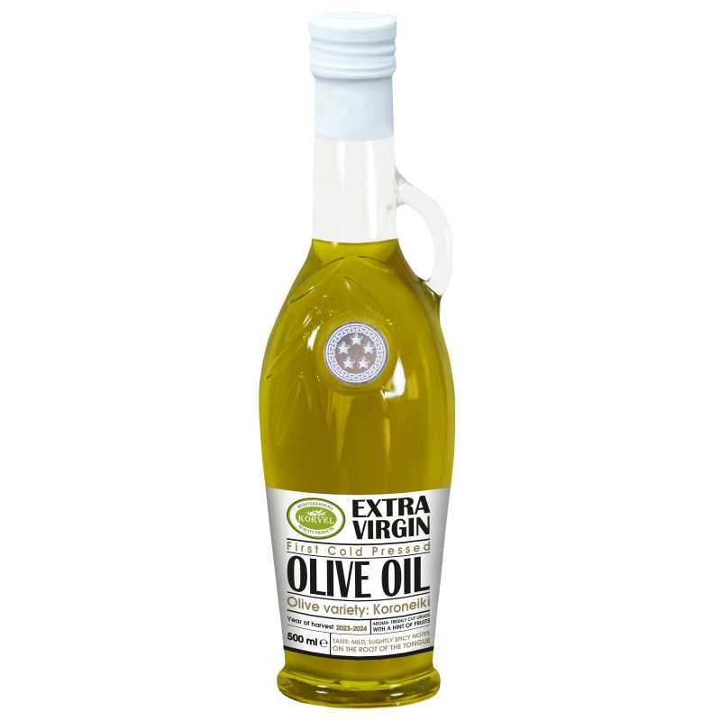 KORVEL MEDITERRANEAN QUALITY PRODUCTS>Görög extra szűz olívaolaj, KORVEL, Amphora, 500 ml>Extra szűz olívaolaj