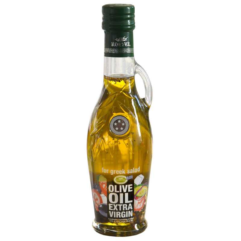KORVEL EVOO with Herbs for Greek Salad – Amphora 8.45 fl oz