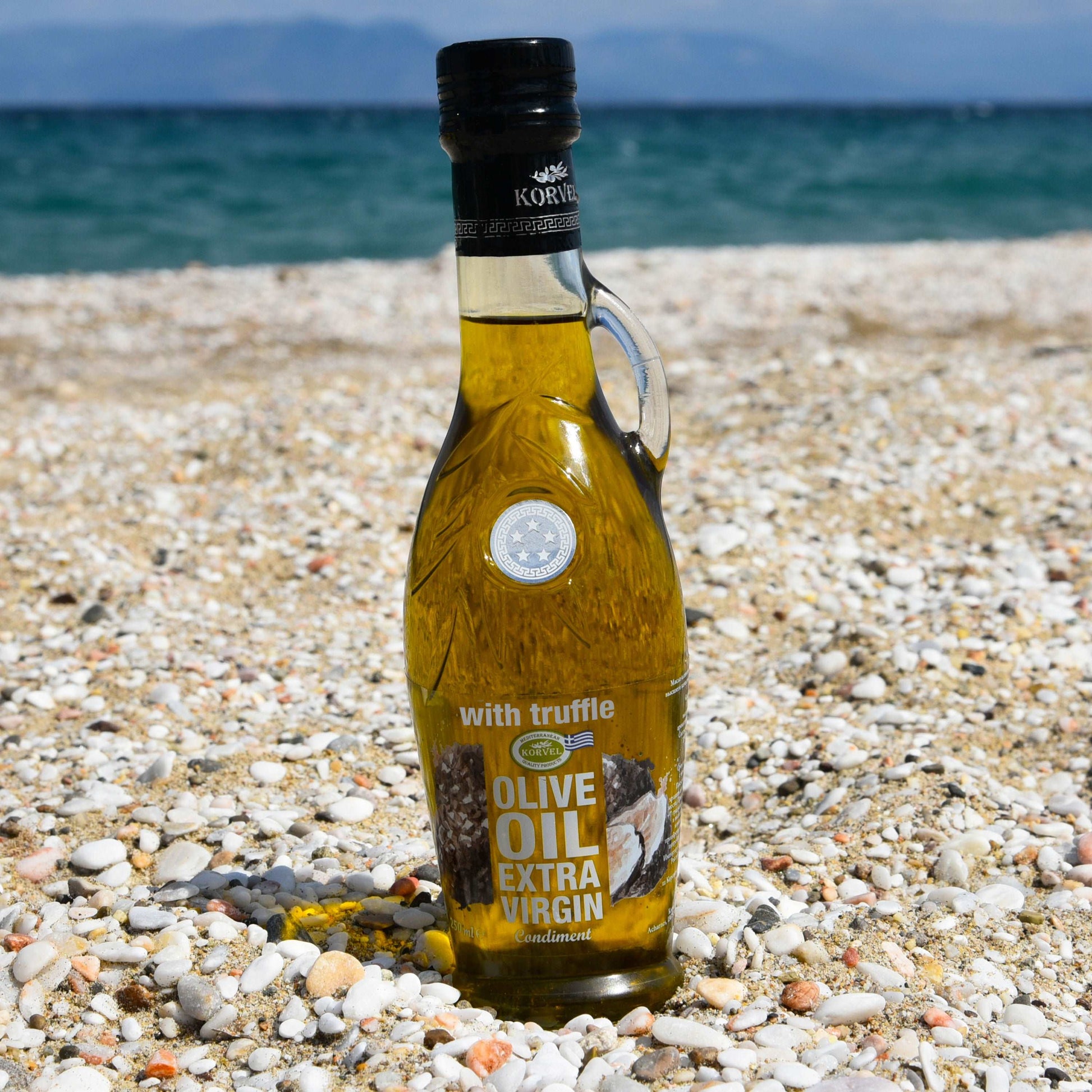 KORVEL Greek Extra Virgin Olive oil, 250 ml with Truffle
