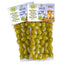 KORVEL Greek Olives - Halkidiki Green Olives - set of two packs, 2 x 0.55lb - 1.1lb, 2 x 250g - 500g - Vacuum Pack