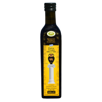 KORVEL Aceite de oliva virgen extra griego, 500 ml