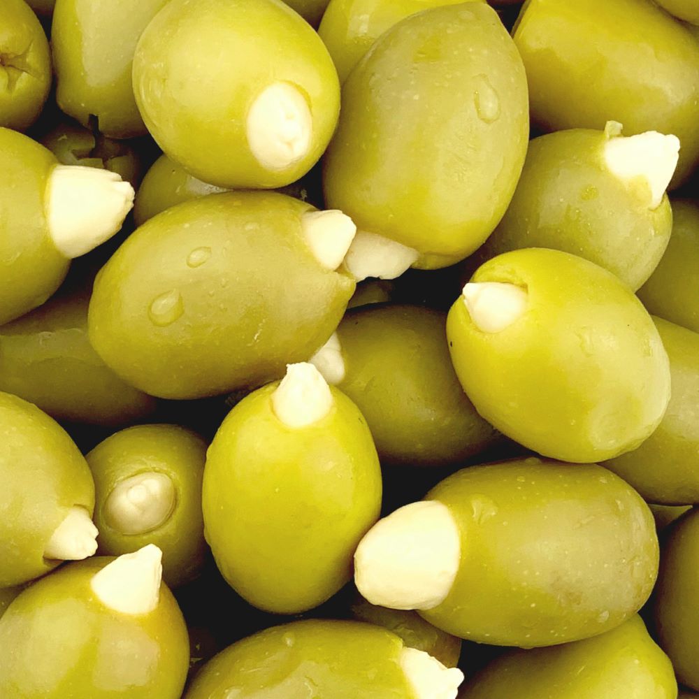 Ελιές Χαλκιδικής γεμιστές με αμύγδαλο