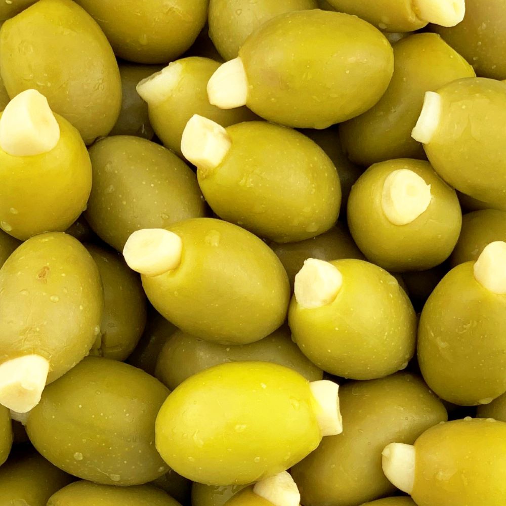 Ελιές Χαλκιδικής γεμιστές με σκόρδο