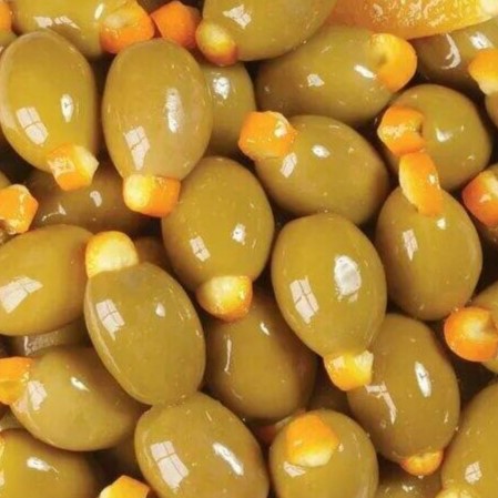 Ελιές Χαλκιδικής γεμιστές με πορτοκάλι